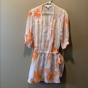 Diane Von Furstenberg Silk Posie Dress Sz 0 Pretty